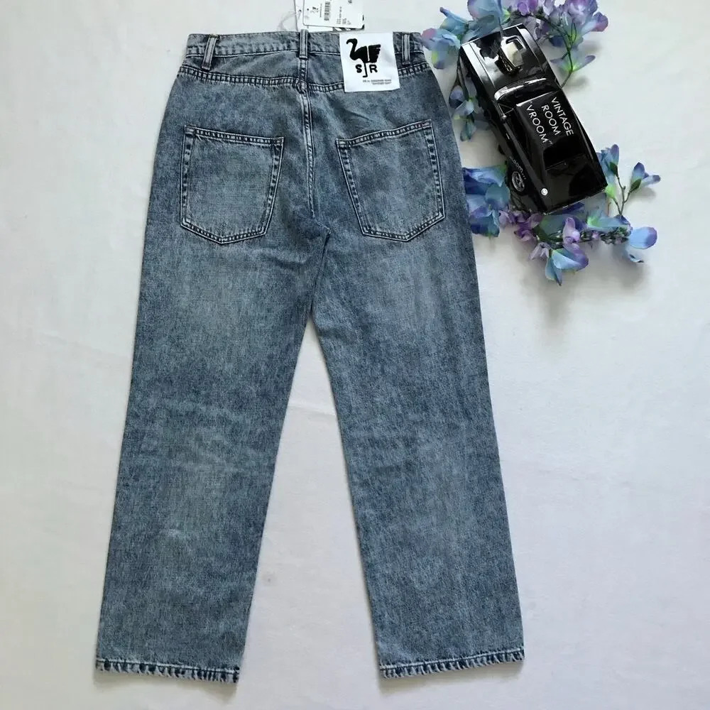 Free People Sandrine Rose NWT Medium Wash Distressed Jeans 29 - Picture 6 of 10
